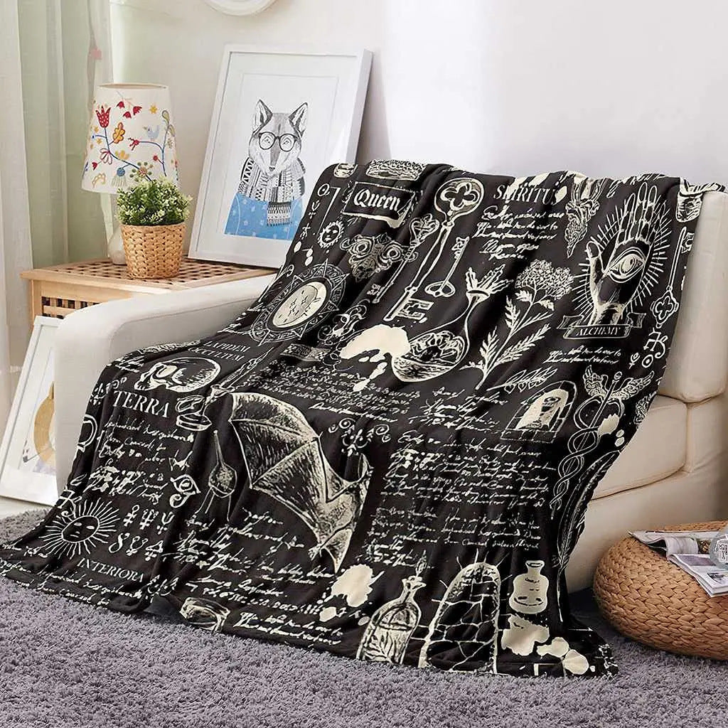 Halloween Witch Blanket Flannel Blanket - www.Shopthatapp.com