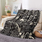 Halloween Witch Blanket Flannel Blanket - www.Shopthatapp.com