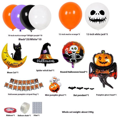 Halloween Hanging Flag Balloon Set Party Decoration Supplies - www.Shopthatapp.com