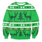 Autumn Winter Fashion Ugly Christmas Sweater Santa Elf Funny Pullover Womens Mens Print Sweaters Tops Clothing - www.Shopthatapp.com