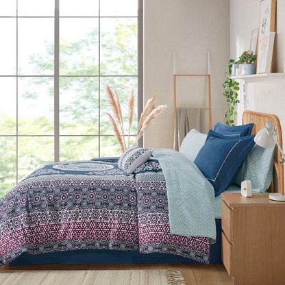 9pcs Queen bed set Boho Comforter Full bedding sets - www.Shopthatapp.com