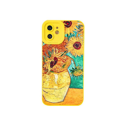 Sunflower silicone IPhone14 Case women - www.Shopthatapp.com