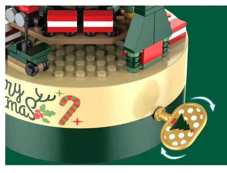 Black Friday deals Christmas Tree Blocks Spin Music Box Blocks - www.Shopthatapp.com