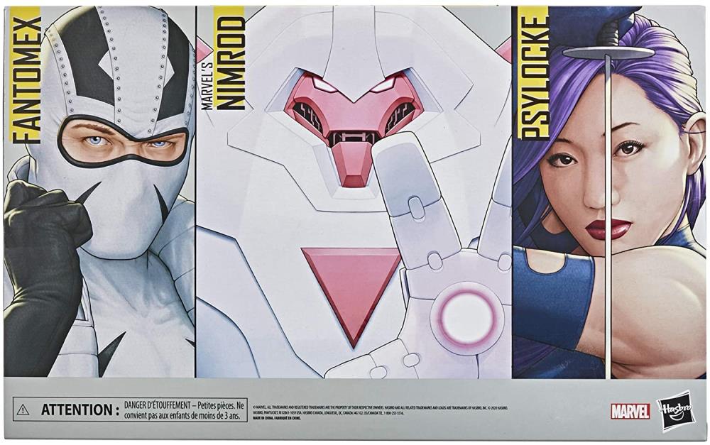 X-Men Marvel Legends Psylocke, Nimrod, and Fantomex Pack of 3 Figures - www.Shopthatapp.com
