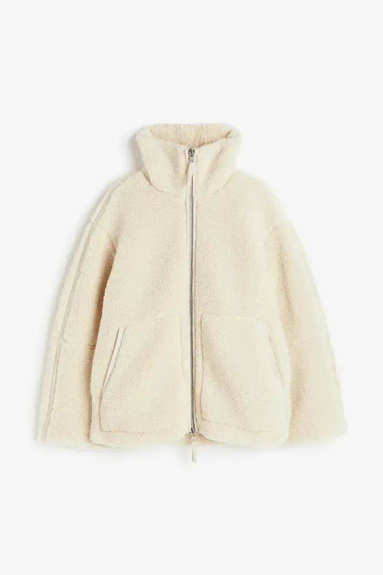 New Fashion Loose Anti-cashmere Hooded Zipper Huge Fleece Winter Jacket - www.Shopthatapp.com