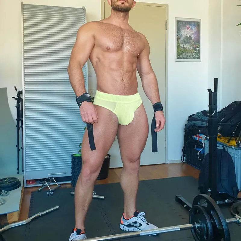 Men's Briefs Sexy And Breathable Embossed Pattern - www.Shopthatapp.com