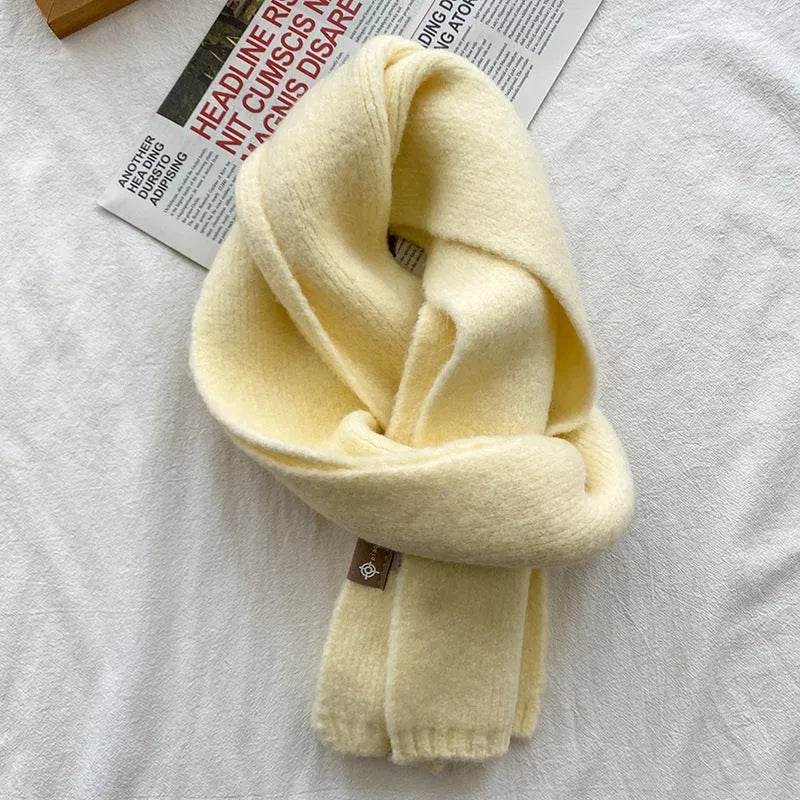 Women's Sweet Version Fleece Solid Scarf Autumn And Winter - www.Shopthatapp.com