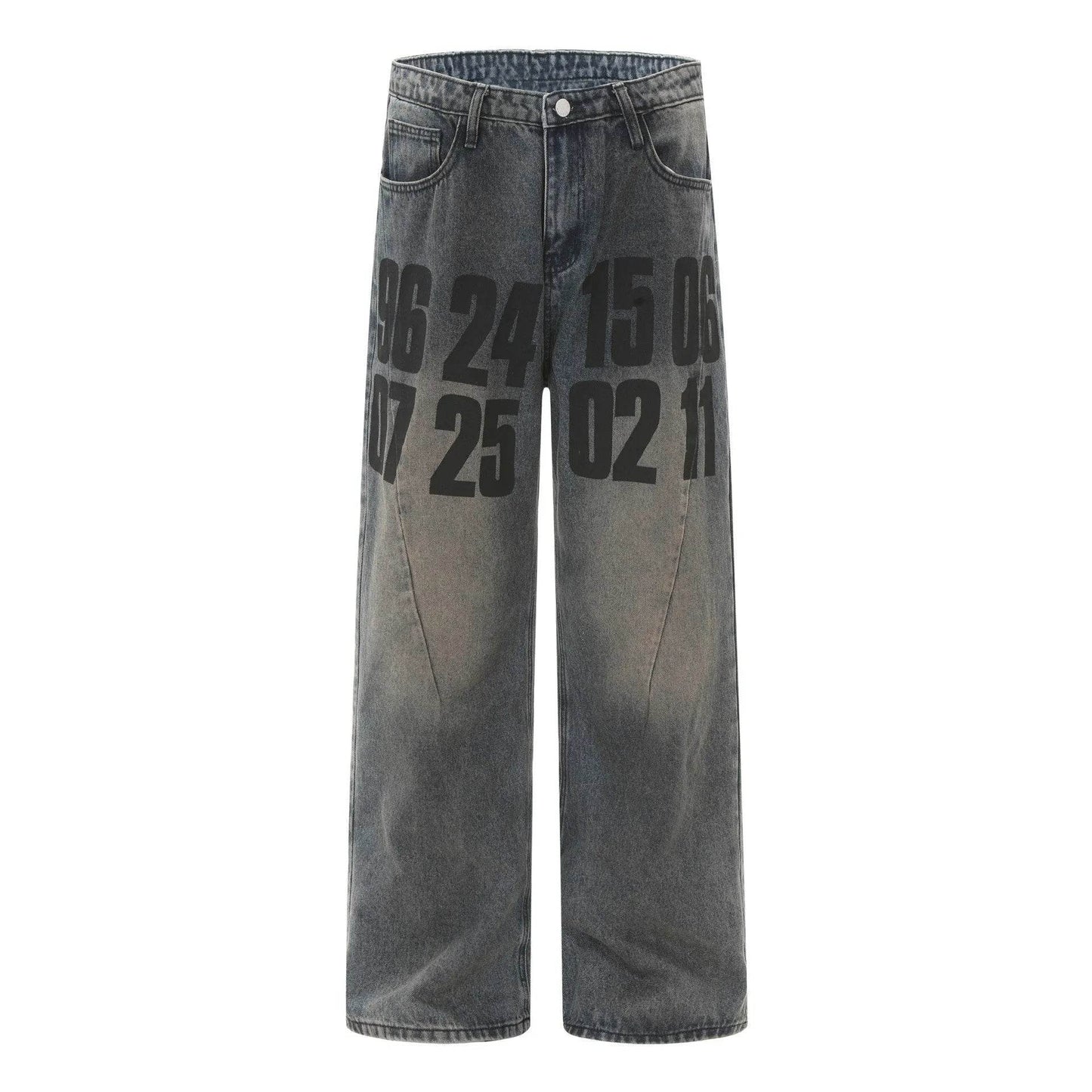 High Street American Washed Distressed Baggy Denim Baggy Jeans Pant Pant unisex - www.Shopthatapp.com