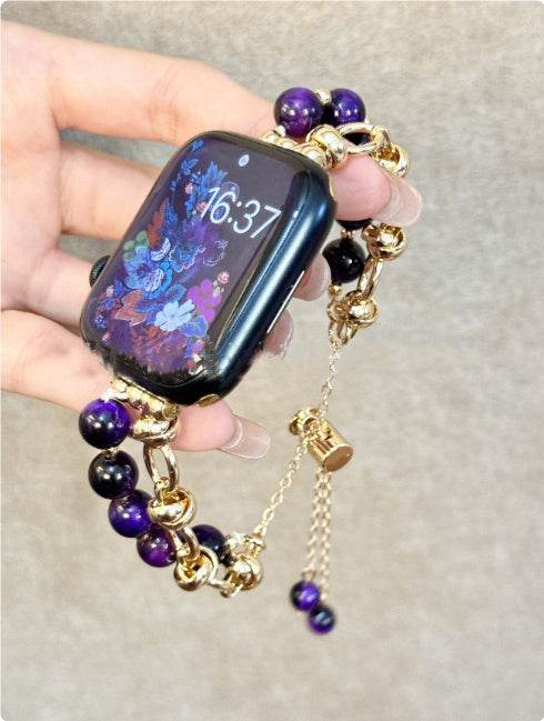 Women Fashion Smart watch Beaded Replacement Watch strap - www.Shopthatapp.com