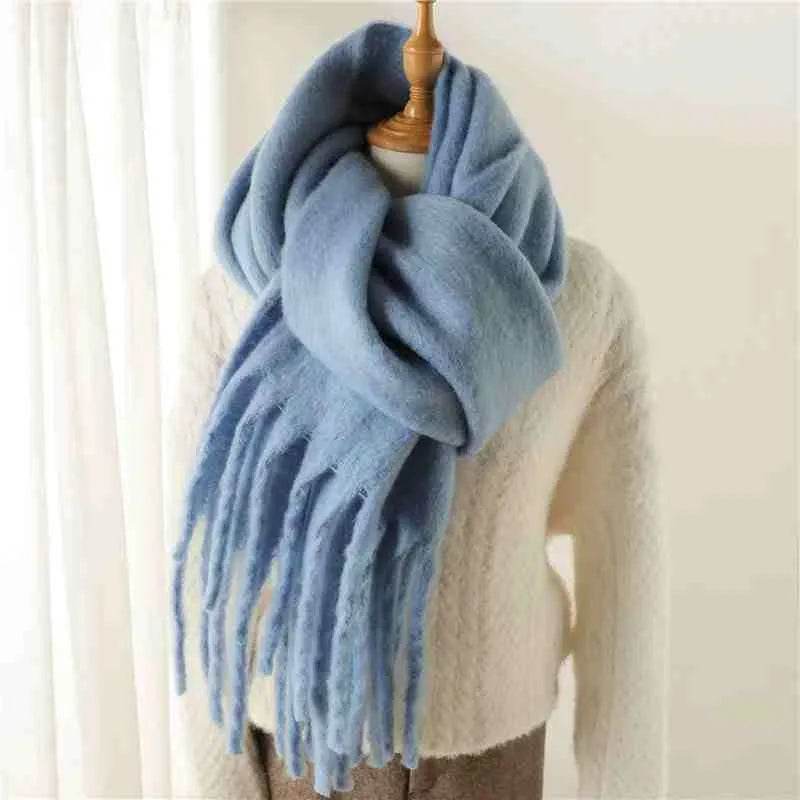 Women's Winter Scarf Cashmere Warm Soft Shawl - www.Shopthatapp.com