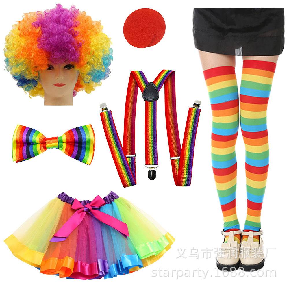 Halloween Clown Wig Dress Up Costume - www.Shopthatapp.com