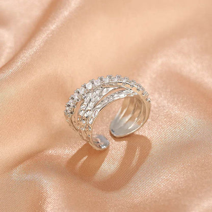 Niche Opening Adjustable Non-fading Cross Ring - www.Shopthatapp.com