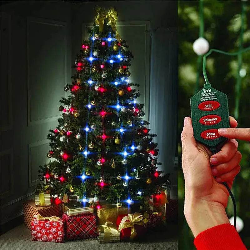 64 Light Dazzler Shower Tree Light Show Of Christmas Tree - www.Shopthatapp.com