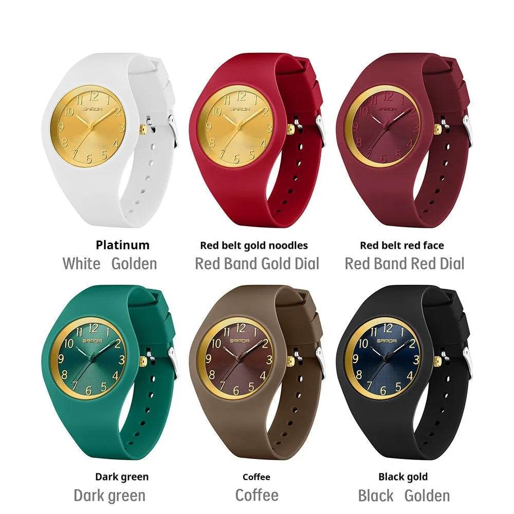 Student Thin And Light Silicone Strap Waterproof Simple Fashion Electronic Watch - www.Shopthatapp.com