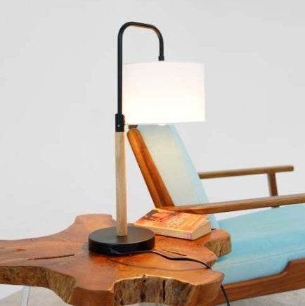 New Design Small Modern Stylish Desk Lamp In Stock In The United States,Easy To Install For Bedside Table Lamp, Night Light, Study Lamp, Arcus Paniz Simple Table Lamp With Cylinder Shade 110V - www.Shopthatapp.com