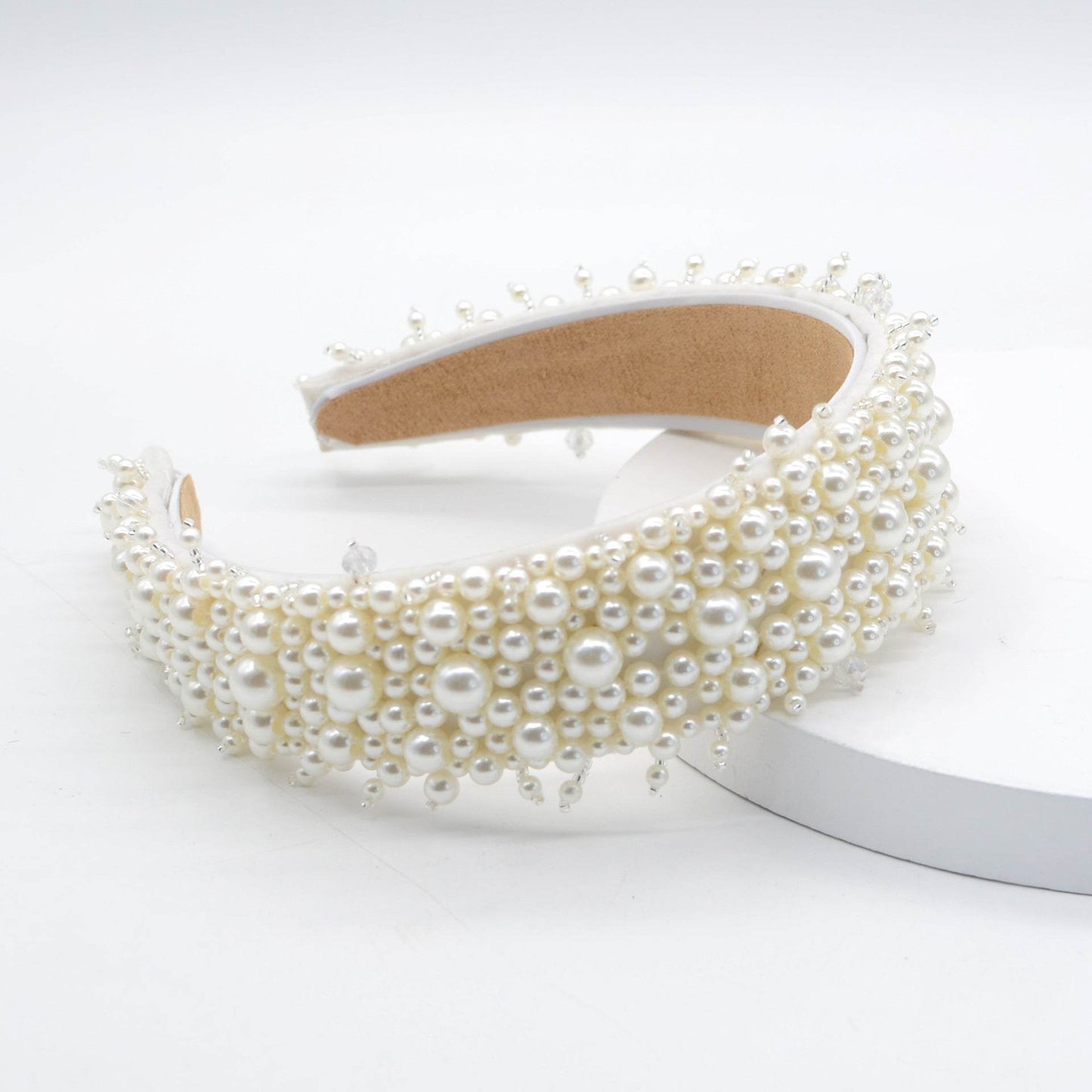 Elegant Baroque Rhinestone Pearl Headband - www.Shopthatapp.com