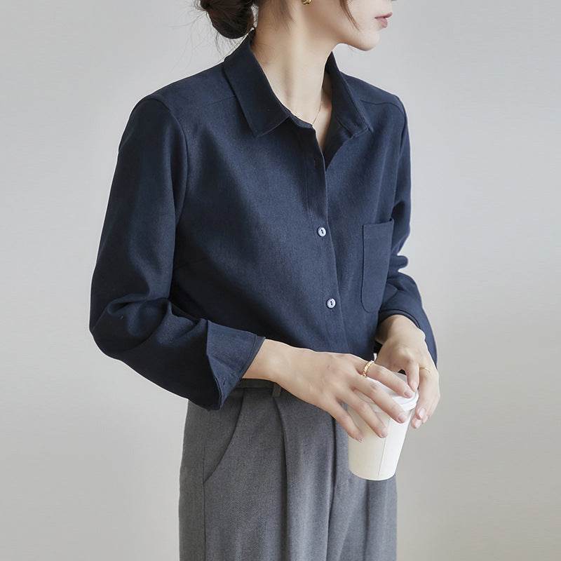 New Autumn And Winter Bandage Dress Shirt For Women - www.Shopthatapp.com