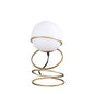 Metal Stand Table Lamp For Living Room - LED Lamp - Gold Spiral 4 Ring - www.Shopthatapp.com