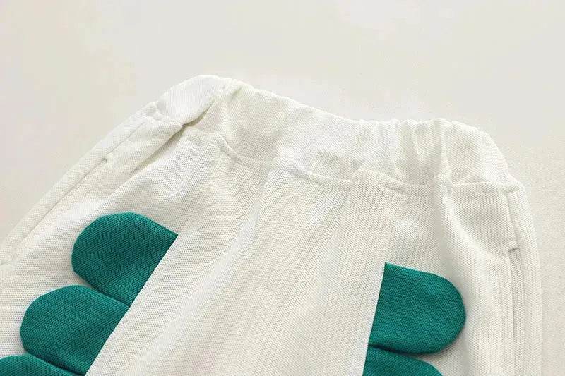 Baby Boy Three-dimensional Printing Fashionable Two piece Short sleeve polo shirt and Short - www.Shopthatapp.com