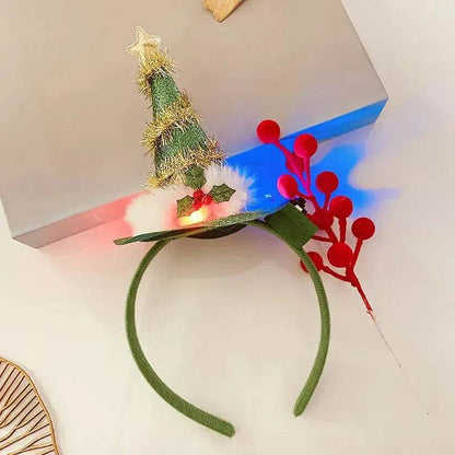 Christmas With Light Headband Snowflake Women's - www.Shopthatapp.com