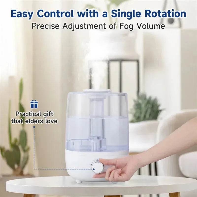 4L Mechanical Humidifier  Low Water Level Protection BPA Free - www.Shopthatapp.com