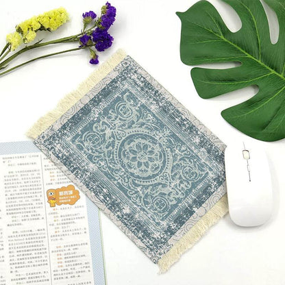 Office mouse pad, Suede fringe mouse pad Hot rubber  Bohemian style - www.Shopthatapp.com