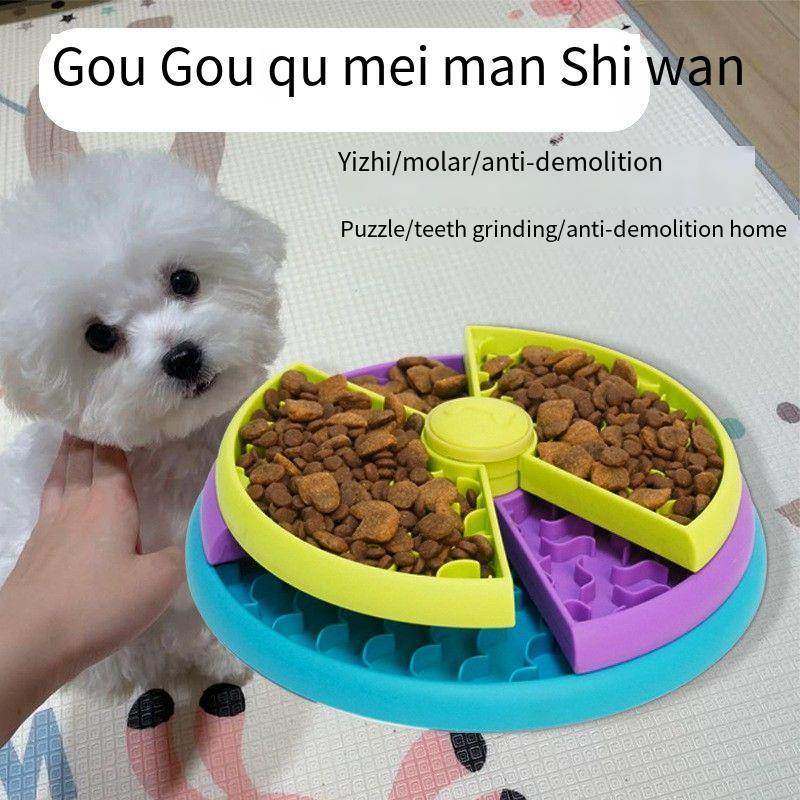 3 Layer Pet Dog Slow Feeder Bowl Anti Choking Puzzle feeder for Dog - www.Shopthatapp.com