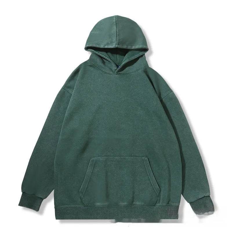 Unisex Teen Waxed Washed Distressed Hoodie Sweatshirt Pullover top - www.Shopthatapp.com