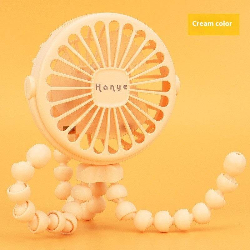 USB Powered summer heat Handheld fan with stand and Night light - www.Shopthatapp.com
