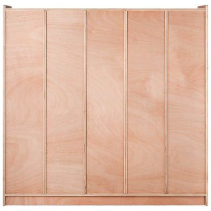Preschool Cubby Lockers 5-Section Plywood Birch Coat Locker 15MM Thickness Kids Locker For Home 48.4 Inch High Durable Classroom Lockers For Toddlers And Kids Commercial Or Personal Use - www.Shopthatapp.com