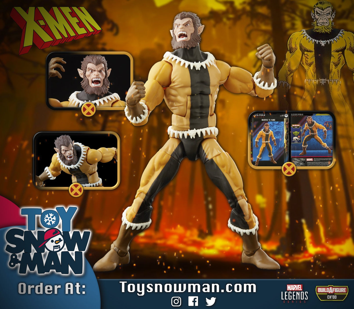 X-Men Marvel Legends  - Ch'od BAF Wave SET - www.Shopthatapp.com