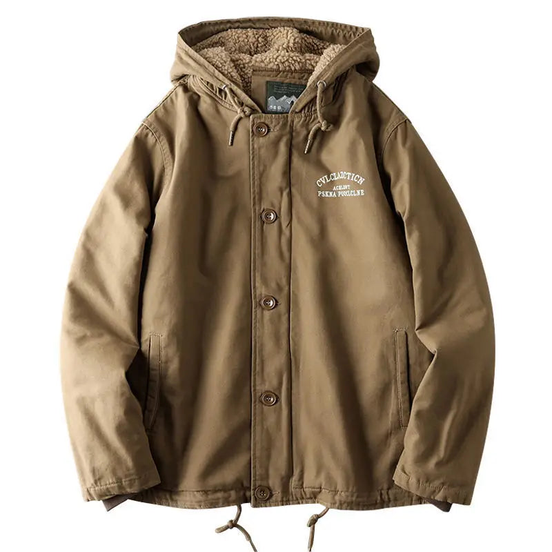 Fashion Lamb Wool Coat For Men - www.Shopthatapp.com