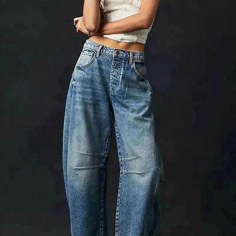 Fashion Loose Wide-leg Pants Summer Sports Straight  Casual Cotton Trousers Women's Trouser Pant - www.Shopthatapp.com