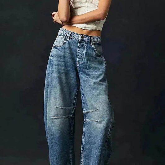 Fashion Loose Wide-leg Pants Summer Sports Straight  Casual Cotton Trousers Women's Trouser Pant - www.Shopthatapp.com