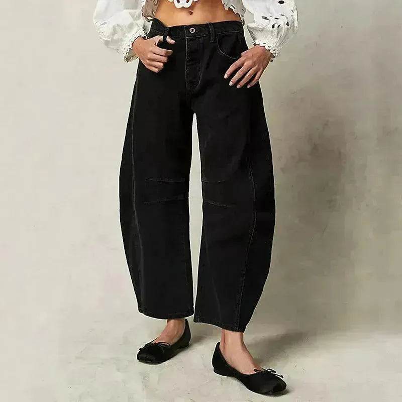 Fashion Loose Wide-leg Pants Summer Sports Straight  Casual Cotton Trousers Women's Trouser Pant - www.Shopthatapp.com
