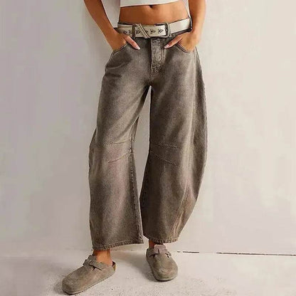 Fashion Loose Wide-leg Pants Summer Sports Straight  Casual Cotton Trousers Women's Trouser Pant - www.Shopthatapp.com