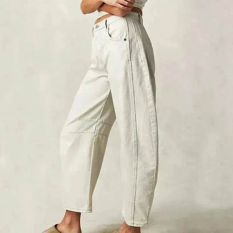 Fashion Loose Wide-leg Pants Summer Sports Straight  Casual Cotton Trousers Women's Trouser Pant - www.Shopthatapp.com