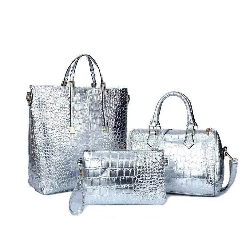 Fashion Three-piece Work Travel Women's  handbag - www.Shopthatapp.com