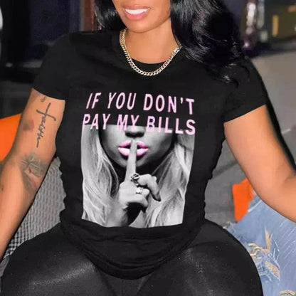 Fashion Women's Wear Printed Short Sleeve - www.Shopthatapp.com