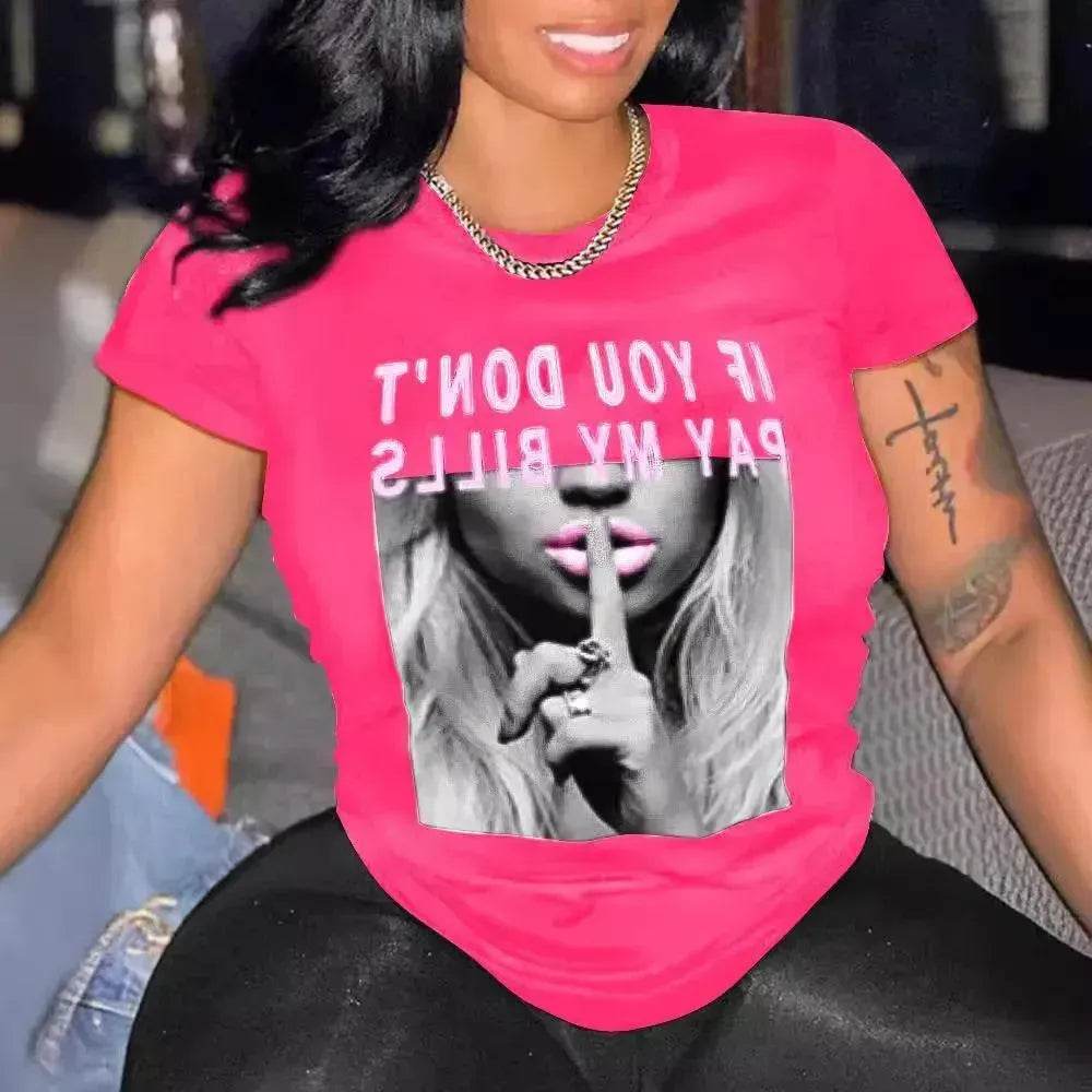 Fashion Women's Wear Printed Short Sleeve - www.Shopthatapp.com