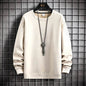 Suede Sweatshirt Men's Spring And Autumn New American Style Pullover - www.Shopthatapp.com