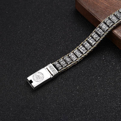 Thai Silver Personality Men's And Women's Trend Turn Bead Bracelet - www.Shopthatapp.com