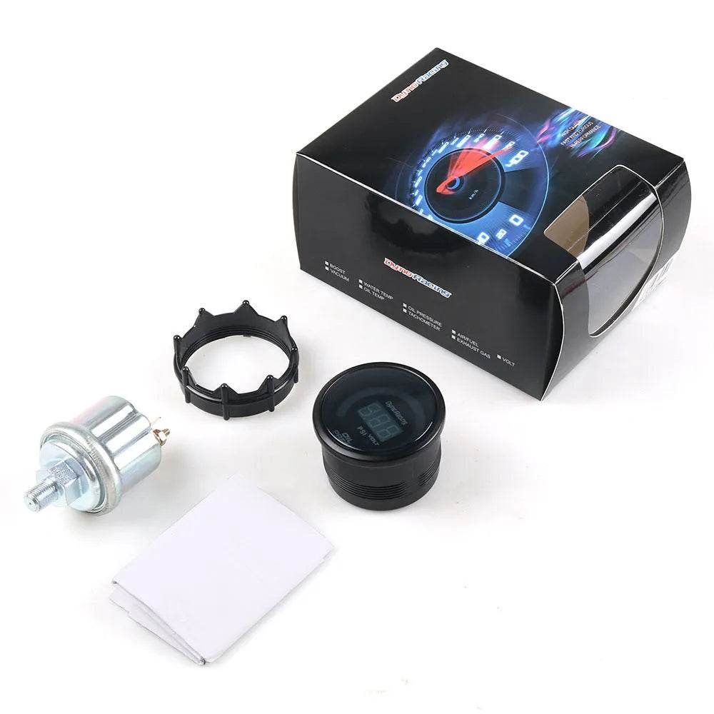 Automobile Car Refitted Oil Pressure Gauge With Sensor - www.Shopthatapp.com