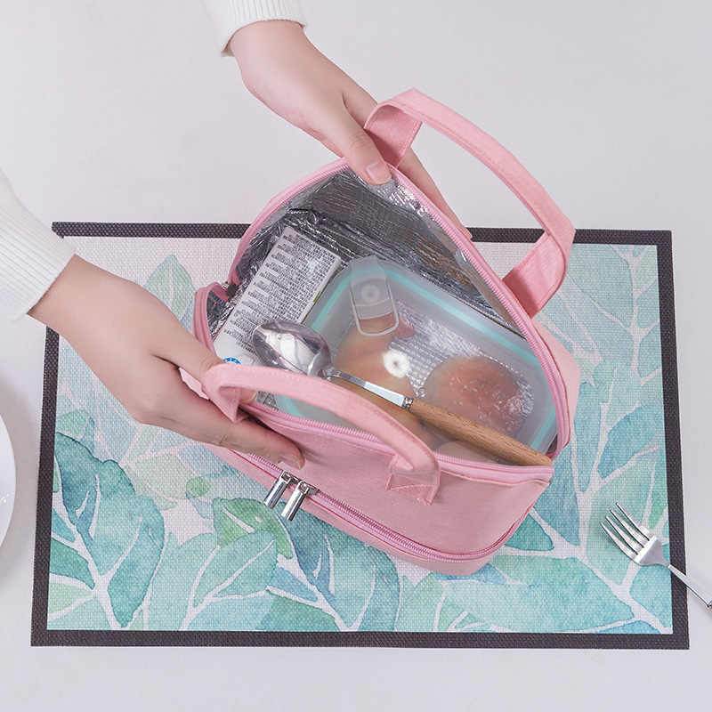 Women's Fashion Portable Insulated work lunch bag - www.Shopthatapp.com