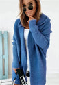 Oversized Head cover Knitted Long Kimono Cashmere Cardigan for Women - www.Shopthatapp.com