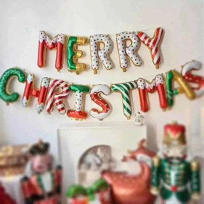 14 Pieces Of 16 Inch Candy Colored Christmas Banner Christma - www.Shopthatapp.com