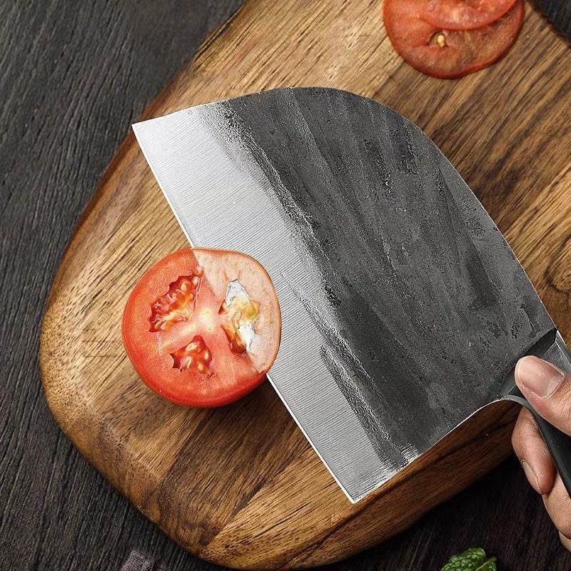 Hand-forged Kitchen Slicing Knife Dedicated For Chefs Cleaver Stainless Steel - www.Shopthatapp.com