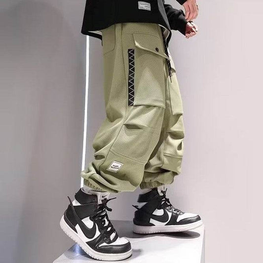Retro Loose Tapered Men's Overalls Baggy Cargo Pant - www.Shopthatapp.com