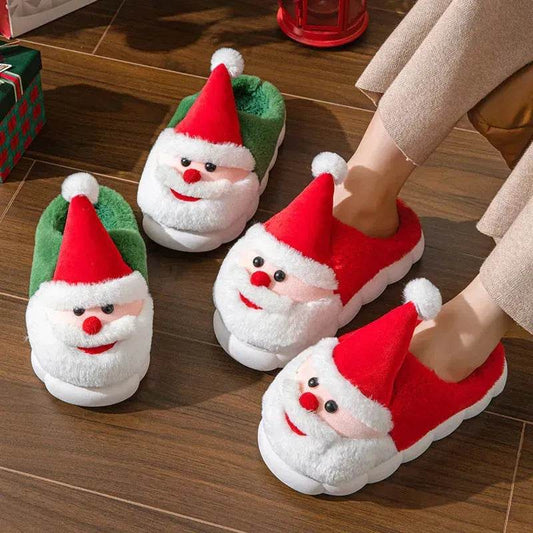 Santa Claus Home Thick-soled Non-slip Slippers - www.Shopthatapp.com