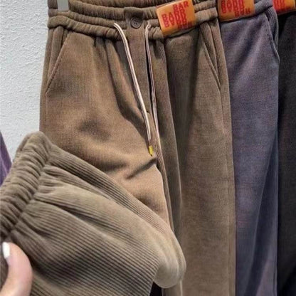 Leisure Trousers – Cotton Thick Flannel Sports Pants for Women - www.Shopthatapp.com